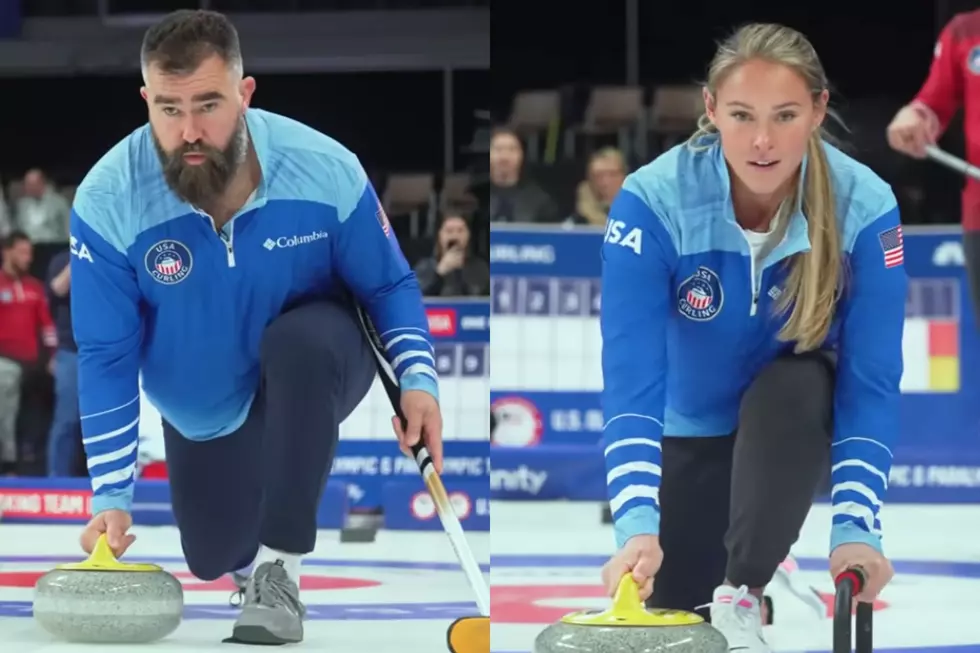 Jason & Kylie Kelce Compete in Epic Sioux Falls Curling Battle
